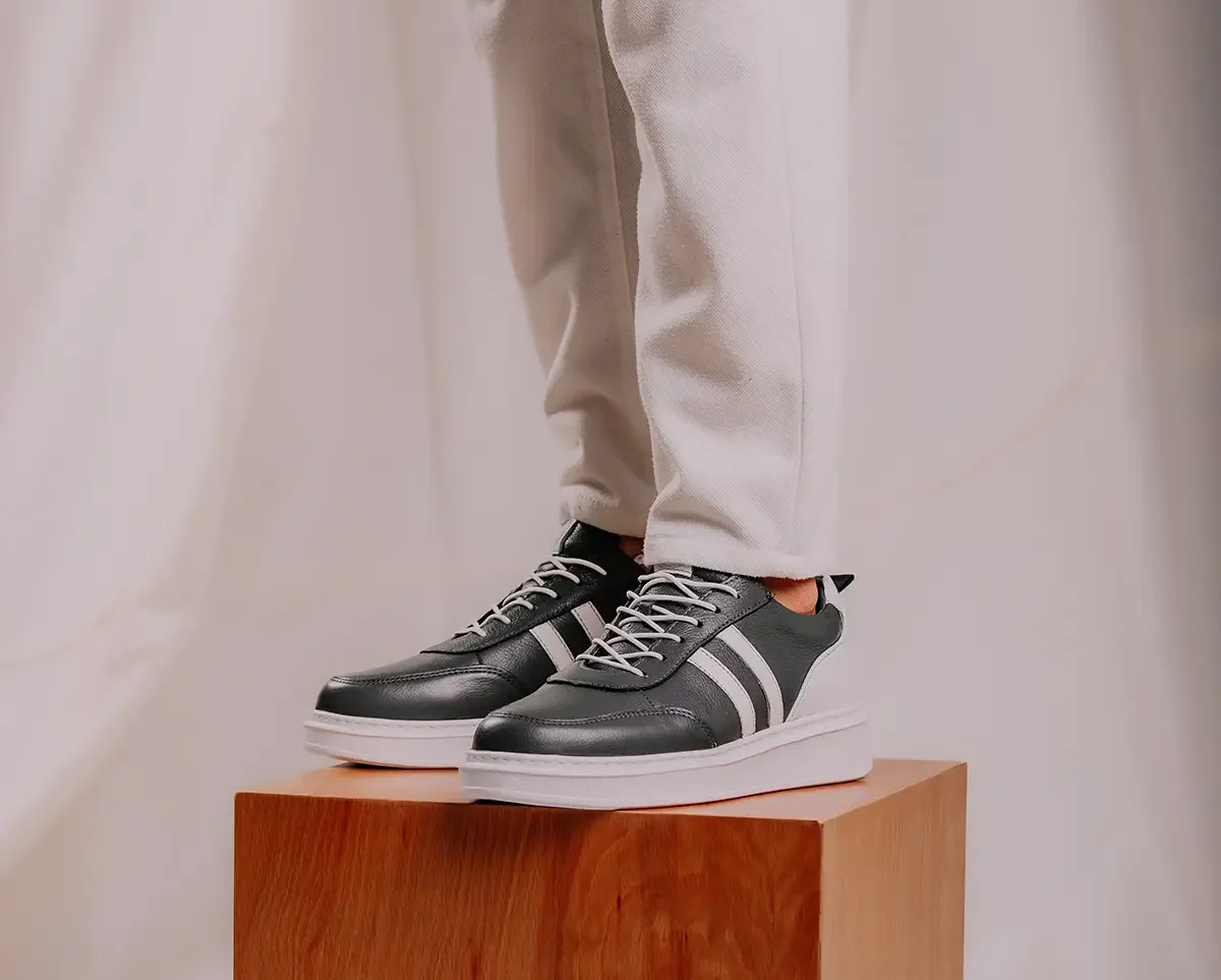 Men's leather sports shoes code b2