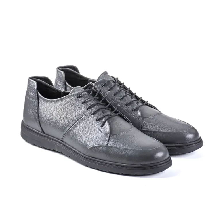 کفش روزمره چرم مردانه مدل v8 بزرگ پا