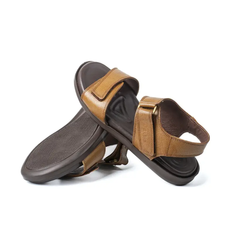 صندل چرم طبیعی مردانه طبی مدل Z1