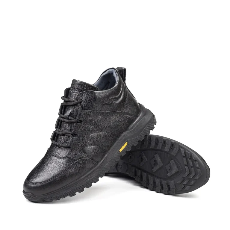 نیم بوت مردانه مدل b9 رنگ مشکی برای برند کفش شمس