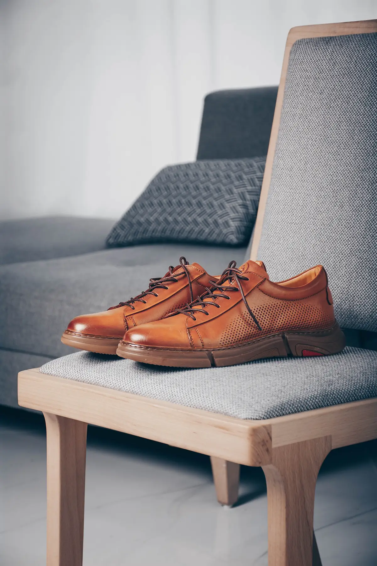 کفش اسپرت مردانه مدل s4 یک کفش چرم نرم فوق العاده کفش شمس