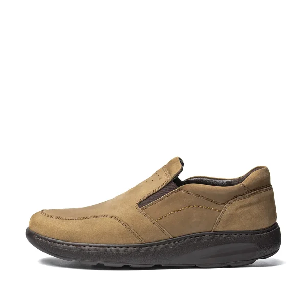 کفش راحتی و روزمره مردانه مدل r2 رنگ خاکی